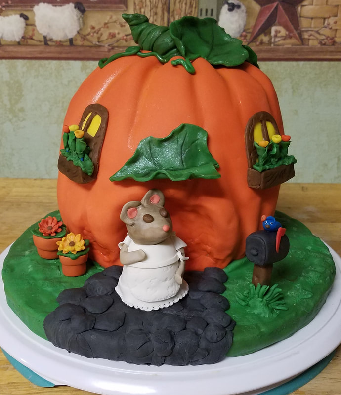 Whimsical Fairy Tale Pumpkin Cake