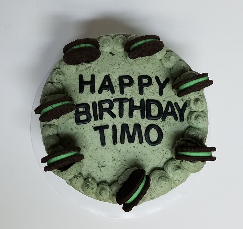 Mint Oreo Birthday Cake