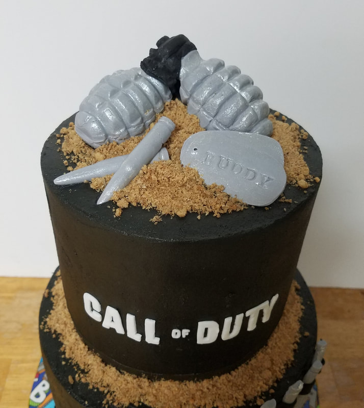 Call of Duty Two Tier Cake