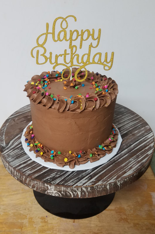 Chocolate Chocolate Birthday Cake