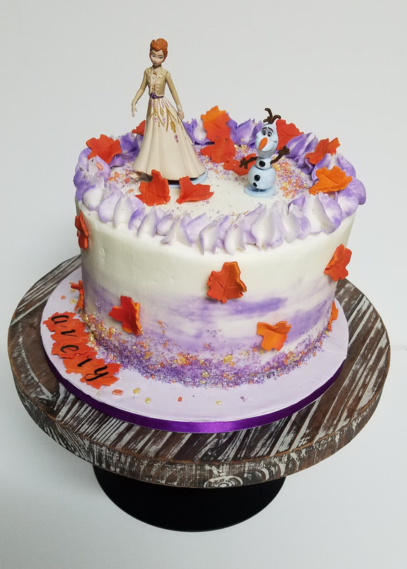 Frozen Anna Birthday Cake