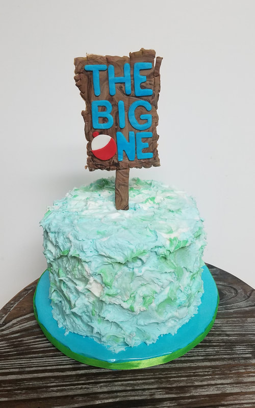 The Big One Smash Cake with Handmade Topper