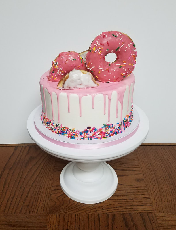 Doughnut Drip Cake