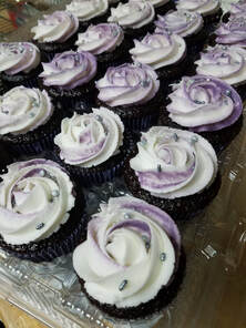 Chocolate  Cupcake with Vanilla Frosting