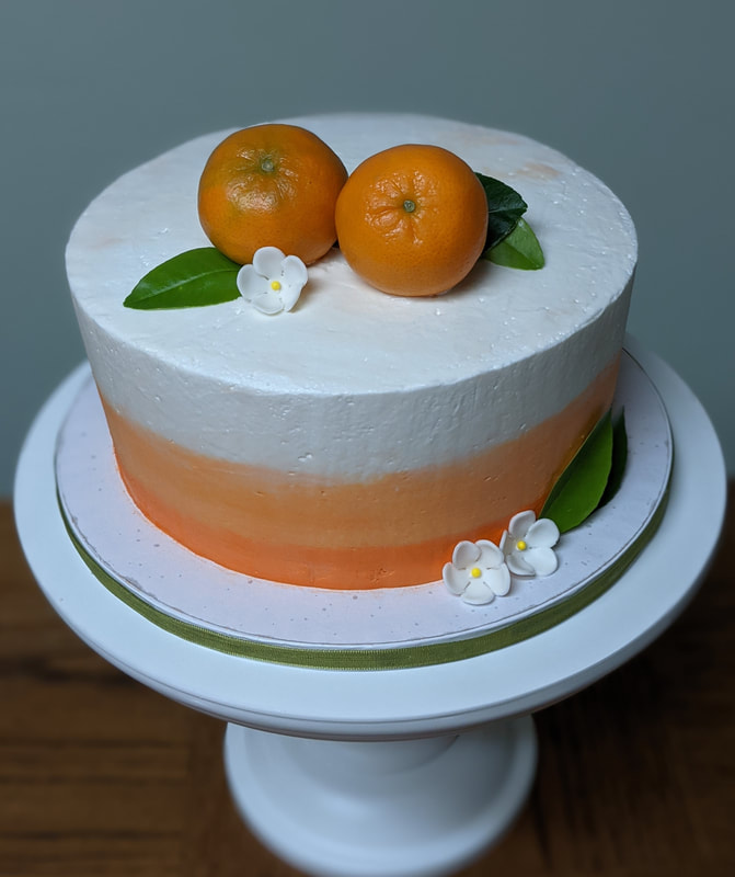 Cuties Cake with Orange Ombre' 