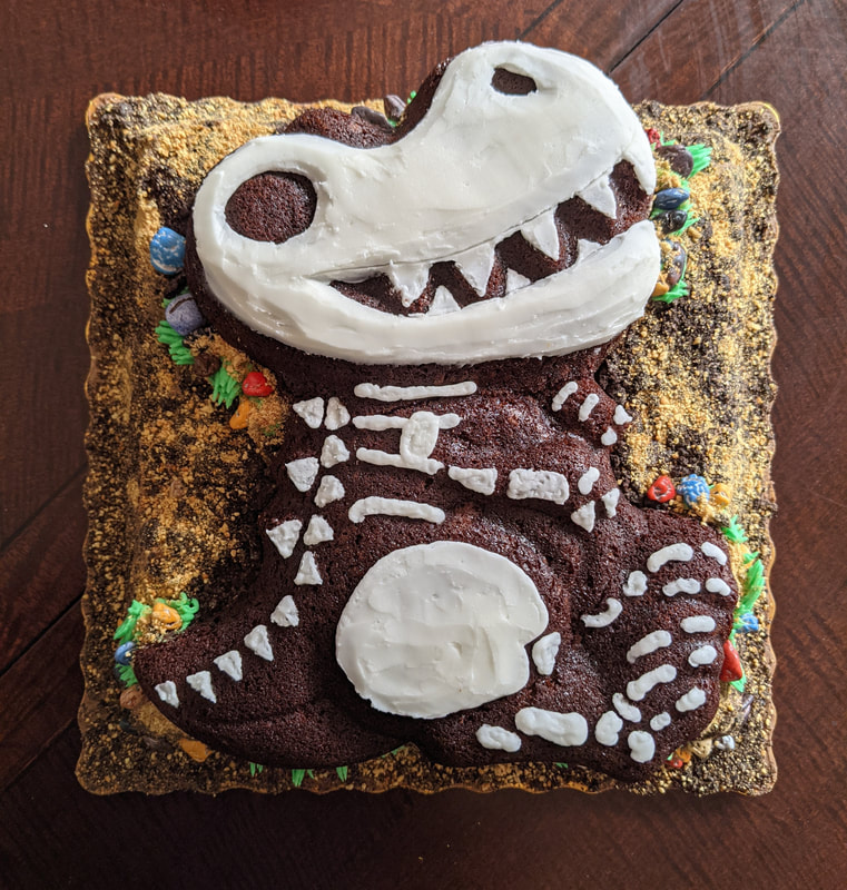 Dino-Mite Dinosaur Cake