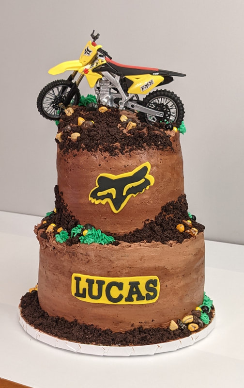 Fox Racing Birthday Cake