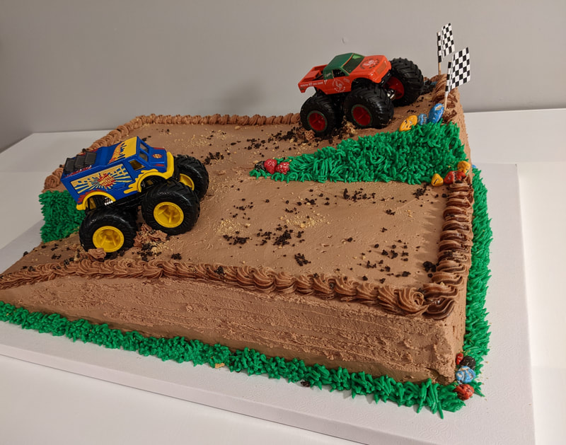 Monster Truck Cake