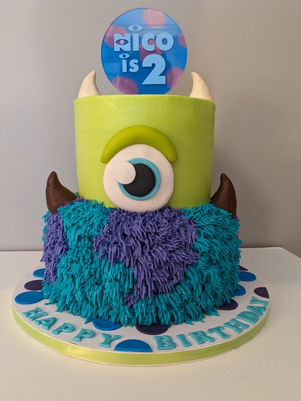 Monster's Inc Birthday Cake for Nico